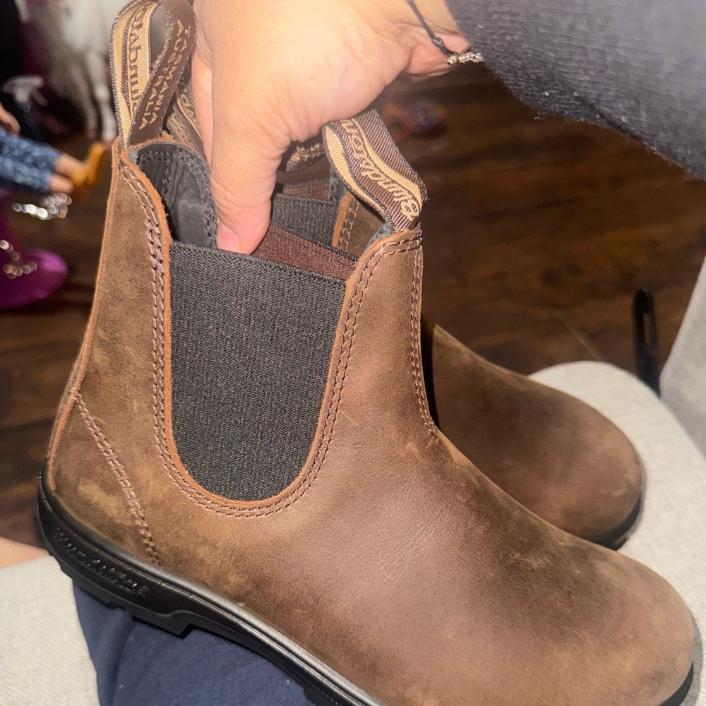 Blundstone Dark Brown Leather Boots